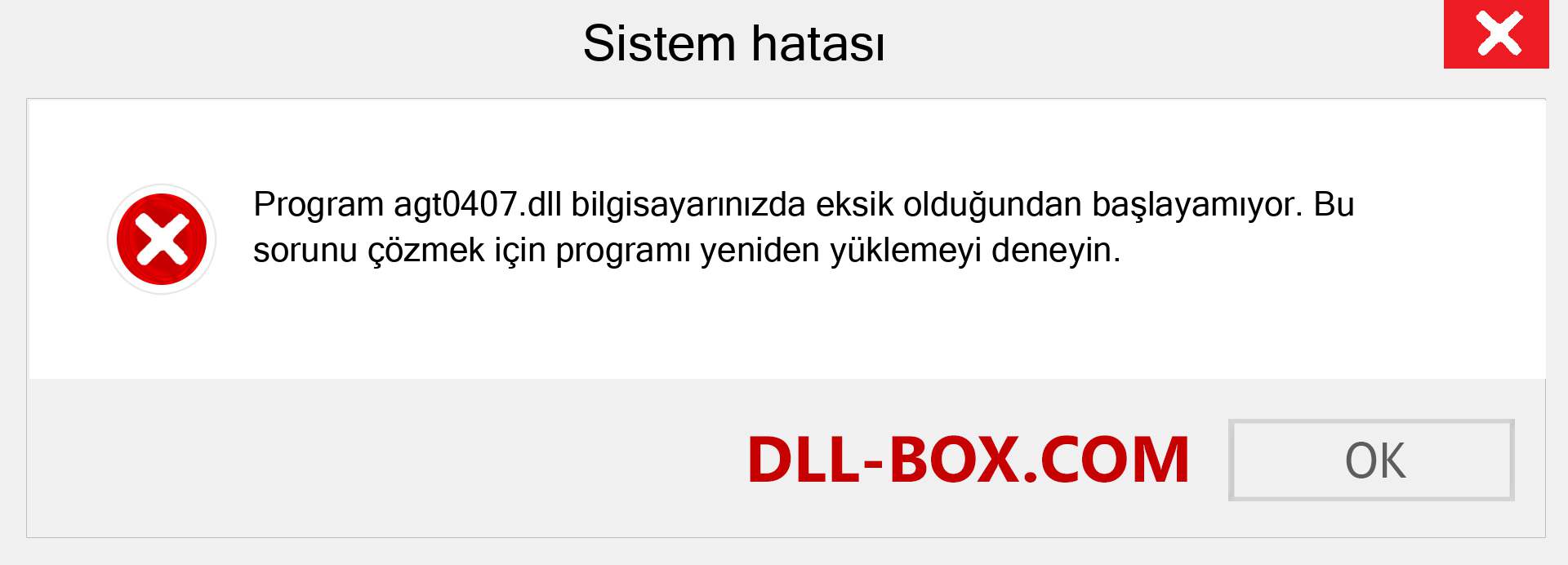 agt0407.dll dosyası eksik mi? Windows 7, 8, 10 için İndirin - Windows'ta agt0407 dll Eksik Hatasını Düzeltin, fotoğraflar, resimler